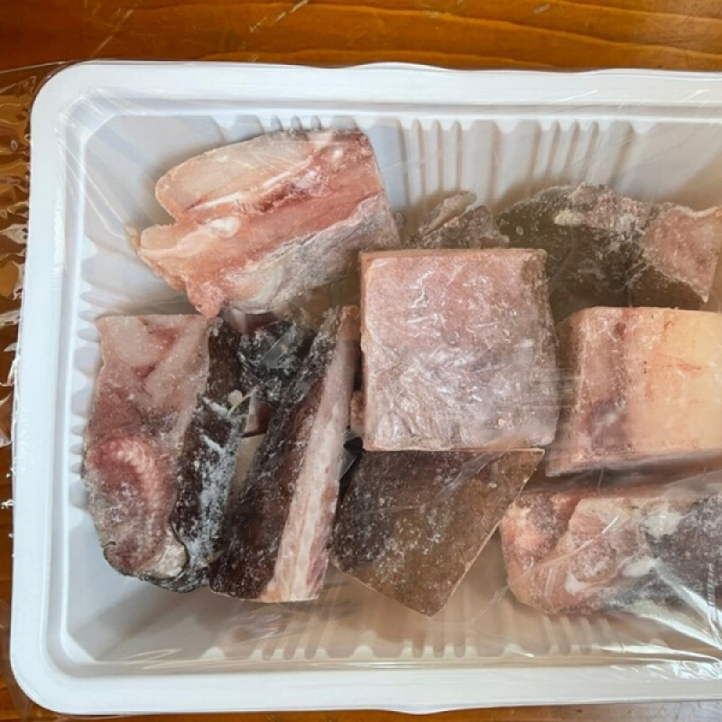 양양클라스,양양클라쓰 자연산 생물 손질 아귀(냉동) - 1kg 절단